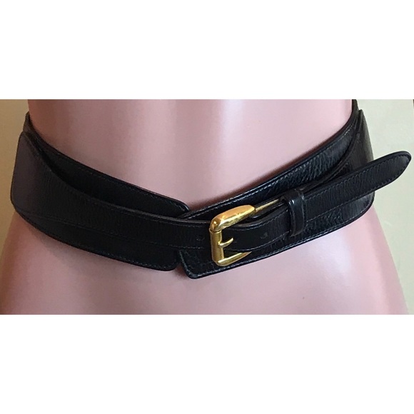 W. Kleinberg Accessories - W. Kleinberg Wide Leather Waist Belt